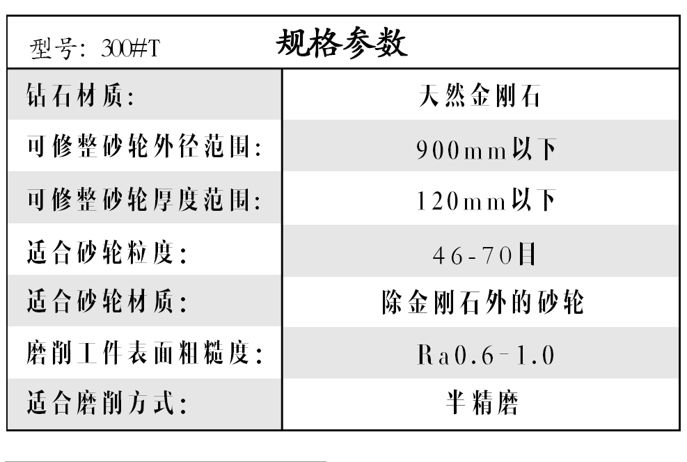 軋輥磨床用300#T金剛筆